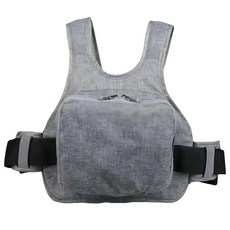 PUCH機車防摔安全帶，透氣舒適可調節，多款卡通圖案可選，前後兩用，夜間反光條, 無印灰, 1個