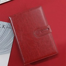 ON동네 PU커버 다이어리 A5 레드브라운 수첩