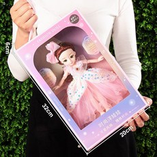 盒裝換裝洋娃娃禮盒套裝女孩子禮物女生女孩玩具套盒巴比公主娃娃, 【32cm手提禮盒】6號-娃娃禮盒, 1個