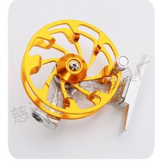 【全金屬機身】冰釣輪筏輪漁輪紡車輪水滴輪魚線輪輪漁具橋釣輪, 前打輪65型藍色, 藍色, 前打輪65型