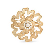 돌체앤가바나 플로럴 모티프 브로치