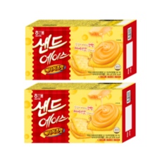 해태 샌드에이스 체다치즈맛, 2개, 204g