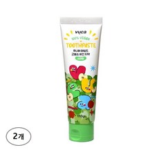 뷰카 주니어 마일드 고불소 비건 치약 사과향, 110g, 2개