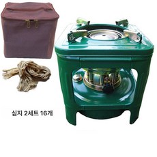 미니 등유스토브 석유곤로 캠핑난로 옛날 스토브 등유, 138+코어 2쌍+가방, 기본 색상
