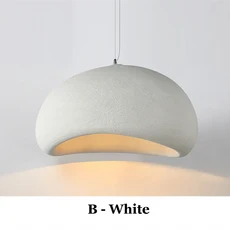 무드등 줄조명 인테리어 간접 LED 무선 조명등 수면 우주빔 램프 일본 Wabi Sabi 샹들리에 현대 LED 펜던트, [01] 차가운 흰색, [01] D60 x H150cm, [04] B - White