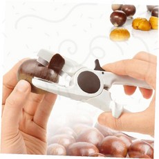 밤껍질제거기 스테인레스 핸드형 견과류 까는 도구 주방용품 밤까기 전용 가위, 1개