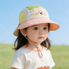 블랙체리 아동용 캐릭터 벙거지 챙모자