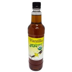 조스 시럽 유기농 향 시럽 유기농 바닐라 750ml Joe’s Syrup Organic Flavored Syrup Organic Vanilla 750 ml, 25.4 Fl Oz (1팩), 1개
