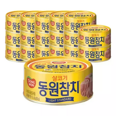 동원 라이트 85g 6개 + 고추참치 85g 12개, 18개