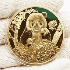 기념주화 수집용 은화 골드코인 메달 금속 인테리어장식품 컬렉션 선물용 고급 디자인, 판다 골드 스타일 7