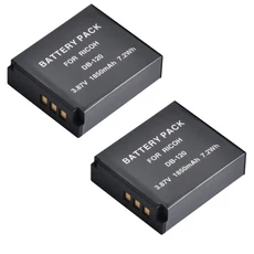 DB-120 DB 1850mAh 충전식 배터리 + 리코 GR IV 카메라 액세서리용 Type-C 포트가 있는 USB 듀얼, 06 2 battery