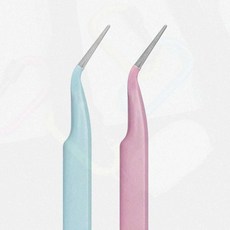 컬러 곡선형 네일 공예용핀셋 스티커 다꾸용 족집게