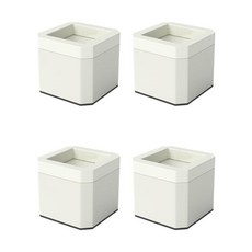 가구 라이저 의자 다리 리프트 소파 테이블에 대한 조용한 미끄럼 방지 충격 흡수 침구 액세서리, 베이지 스퀘어