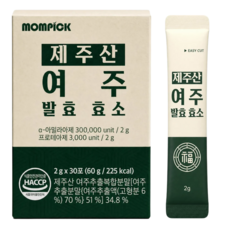맘픽 국산 여주 발효효소 제주산 여주와 효소 식약청인증 HACCP 분말, 1개, 30회분