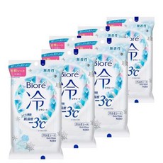 비오레 냉 시트 3개세트 닿는순간 -3도 무향, 6개