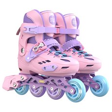 SWAY 어린이 인라인스케이트 레저/팬시두 가지 모드인라인스케이트 풀세트+인라인가방, 보라색, 1개