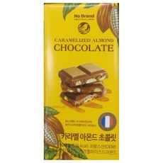 노브랜드 카라멜 아몬드 초콜릿, 2개, 100g