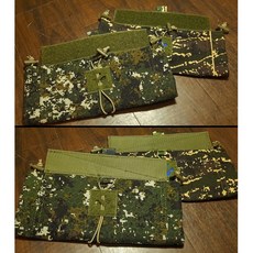 AndyAshes 捲式醫療包 v2 彈力繩加強版 戰術醫療袋 鎧德戶外 K.T.Tactical, 陸軍數位迷彩-紅色, 1個