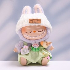 팝마트 라부부 인형옷 꾸미기, 녹색 아이스크림+모자+카메라(인형포함)