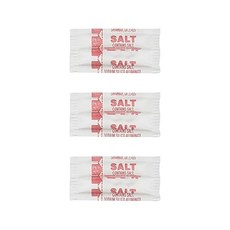 Perfect Stix 요오드 첨가 소금 패킷 - 0.6g Perfect Stix Iodized Salt Packets - .6 Grams - 1000 Packets (Packa, 6g, 1000개