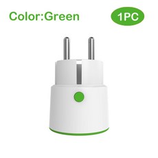 NEO Coolcam Tuya 스마트 Zigbee 3.0 전원 플러그 6A EU 콘센트 3680W 미터 원격 제어 Zigbee2mqttt 및 홈, [01] Zigbee Plug 1pcs