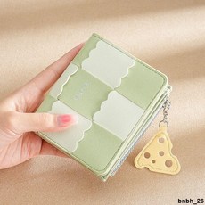 台灣出貨 錢包 短夾 對折錢包女士2025新款女生高顏值可愛小零錢包卡包短款皮夾ins風