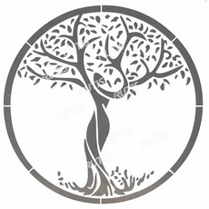 ST-DOT-0132型染版(Stencil)-蝶古巴特diy-簍空模板-塗鴉模版-繪畫模版，輕鬆打造獨特風格，享受DIY樂趣, 1個, DOT-0132