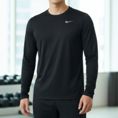 나이키 남성 드라이핏 피트니스 운동 긴소매 티셔츠 남자 헬스 런닝 등산 긴팔 러닝 티