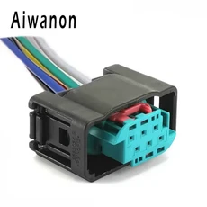 자동차 방수 커넥터 스로틀 밸브 센서 6 핀 1 967616 가속 페달 플러그 9 벤츠 BMW용, 1)female  1 set