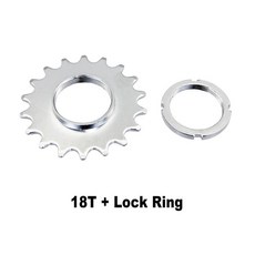 고정 기어 자전거 바퀴 톱니바퀴 스프로킷 잠금 링 허브, 5. 18T set, 1개