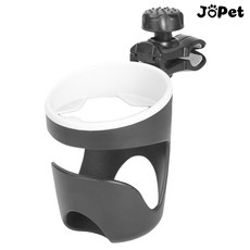 JöPet 推車杯架 嬰兒車寵物手推車通用 塑膠防滑設計 穩固可旋轉, 1個