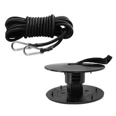 플로팅 워터 매트 테더 키트 2개 조절 가능한 릴리 패드 액세서리 플로팅 매트 스트랩 테더 및 그로밋 키트 방수 내구성 코드 호수 요트 캠핑용