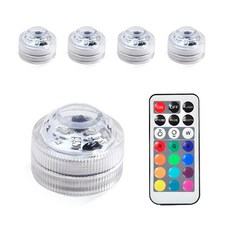 LED 迷你無線燈 3cm 5p + 遙控套裝, 混色