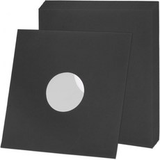 MECCANIXITY LP커버 바이닐보호 바이닐슬리브 바이닐레코드커버 12"x12" 비닐 레코드 내부 종이 슬리브 10개 120GSM 정전기 방지 크래프트 재킷 센터 홀LP 앨, 10