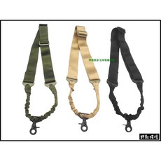 野戰搖滾 單點式彈性戰術槍背帶 槍繩 M4可用 生存遊戲, 沙色, 1個