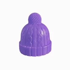 1PC 실리콘 작은 빨간 승마 후드 병 마개 가정용 샴페인 와인 보존 씰링 캡, 04 purple