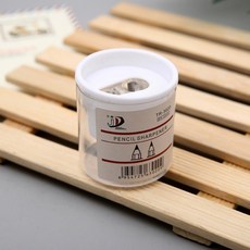 투명 더블 학생용 연필깎이