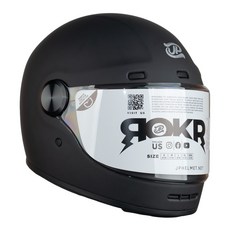JPX 헬멧 ROKR 풀페이스 바이크 오토바이헬멧, 01.무광블랙