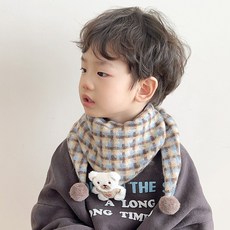冬季兒童防凍必備 韓版兒童圍巾秋冬季新款可愛寶寶三角巾針織男女童圍脖小孩口水巾