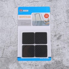 4x4사각 미끄럼 소음 방지 패드 의자 가구 쿠션 받침, 1개