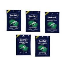 DenTek Triple Clean 어드밴스드 클린 치실 픽 끊김 방지 및 분쇄 없음 150개 (2팩)_173770, 150 Count (Pack of 5)_173770