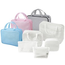 化妝包 收納包 旅行收納袋, 小號三角包,粉色