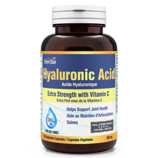 먹는 히알루론산 200mg 100식물성캡슐 고분자 저분자 하이알루론산 비타민C100mg 함유 허바 캐나다, 100캡슐, 1개