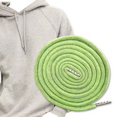 [동대문단추왕] 원형 후드끈 바지끈 철팁 스트링, 1개, 올리브그린