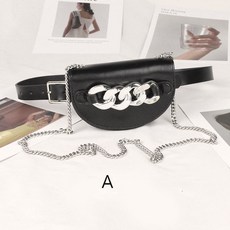 腰鍊包女生皮帶皮帶式附金屬鍊腰包皮帶花貓咪女生皮帶腰帶腰封腰繩腰鍊