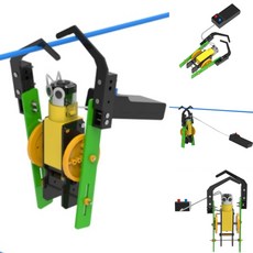 줄타는 원숭이 로봇 만들기 조립 키트 유선 리모컨 조종 RC 로보트 모터 기어 DIY, 1개