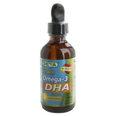 DEVA Omega-3 DHA滴劑 檸檬口味 無糖, 1個, 60毫升