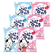 우유 캔디 대용량 말랑카우 158g (밀크 + 딸기) 각1개씩, 3세트