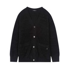 브랜드정품 버커루 BUCKAROO 셔닐 V넥 가디건 블랙 292092