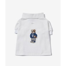 예일 엠브로이더리 댄 퀵 드라이 피케 도기 폴로셔츠 화이트 105620, 1개